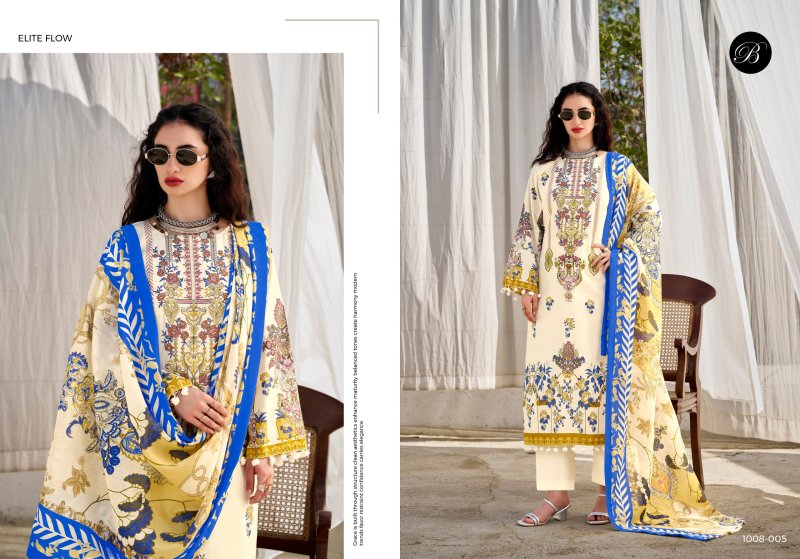 Naira Vol 157 By Belliza Cotton Printed Embroidery Dress Materials 